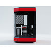 Hyte y60 midi tower behuizing (rood zwart | 3x usb-a | tempered glass)