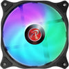 Raijintek eos 12 rbw add-2 rgb case fans (zwart, 2 stuks, 120 x 120 x 25 mm, pwm)