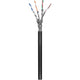 Goobay cat.6 netwerkkabel (zwart, 100 meter, s ftp, outdoor)