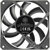 Silverstone air slimmer 120 case fan (zwart, 120 x 15 x 120 mm, pwm)