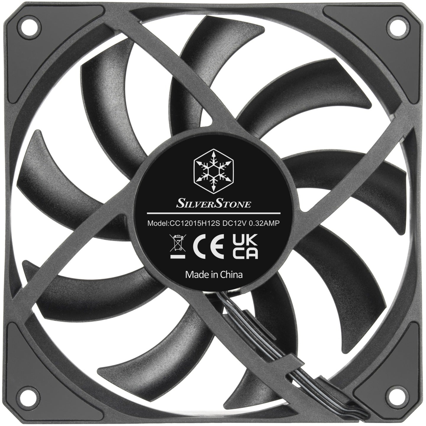Silverstone air slimmer 120 case fan (zwart, 120 x 15 x 120 mm, pwm)