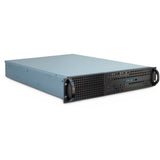Inter-tech 2u-2129-n rack behuizing (zwart | 2x usb-a) - afbeelding 1