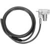 Targus defcon ultimate universal keyed cable lock with adaptable lock head diefstalbeveiliging