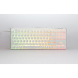 Ducky one 3 classic pure white tkl rgb mechanisch toetsenbord (wit, us lay-out (qwerty), cherry mx red, 80% (tkl), rgb leds, double-shot pbt, hot-swappable, quack mechanics) - afbeelding 2