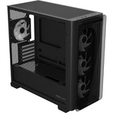 Asus a23 plus mini tower behuizing (zwart | 2x usb-a | 1x usb-c | rgb | tempered glass) - afbeelding 7