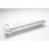 Ducky one 3 classic pure white sf rgb mechanisch toetsenbord (wit, us lay-out (qwerty), cherry mx brown, 65%, rgb leds, double-shot pbt, hot-swappable, quack mechanics)