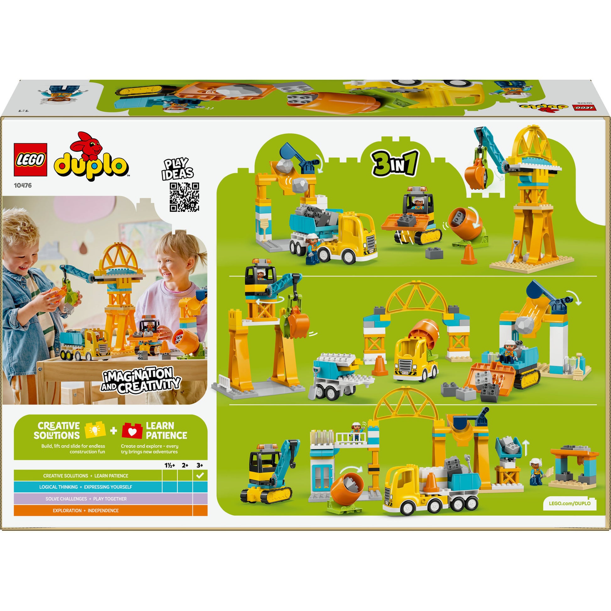 Lego duplo town 10476 - bouwplaats - meisjes en jongens - multicolor