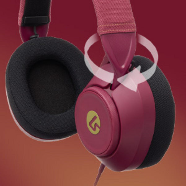 Powera lucidsound ls10x gen 2 bedrade gamingheadset voor xbox series x|s - robijn over-ear gaming headset (donkerrood, xbox series x|s, xbox one, pc)