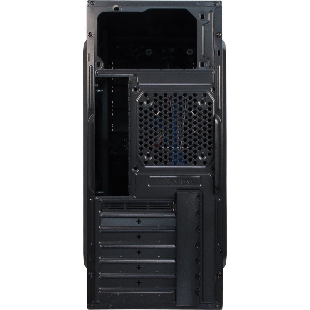 Inter-tech it- 5905 midi tower behuizing (zwart | 2x usb-a)