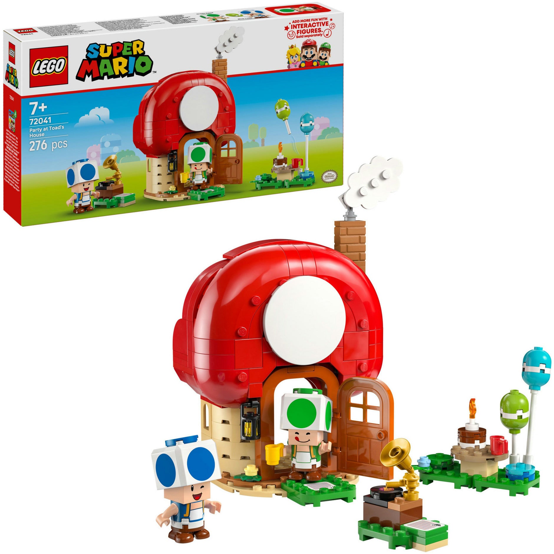 Lego super mario 72041 toads huisfeestje