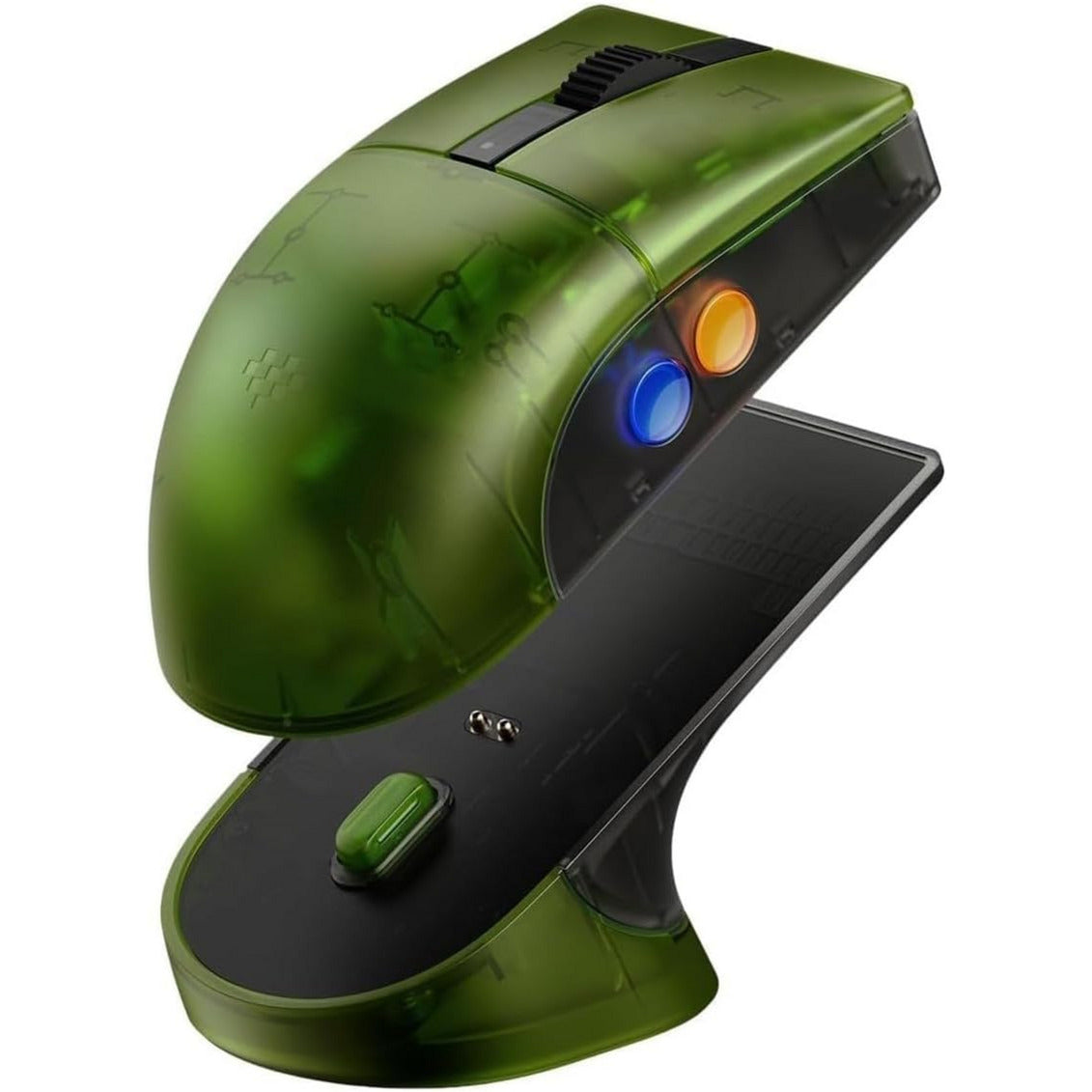 8bitdo retro r8 mouse - xbox edition (groen, 50 - 26000 dpi, bluetooth usb-c 2.4 ghz)
