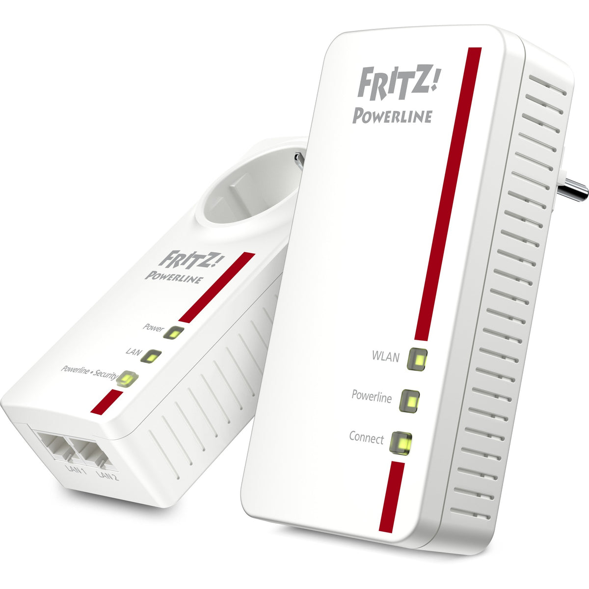 Fritz! powerline 1260e wlan set international powerline + wlan (wit, mesh wi-fi)