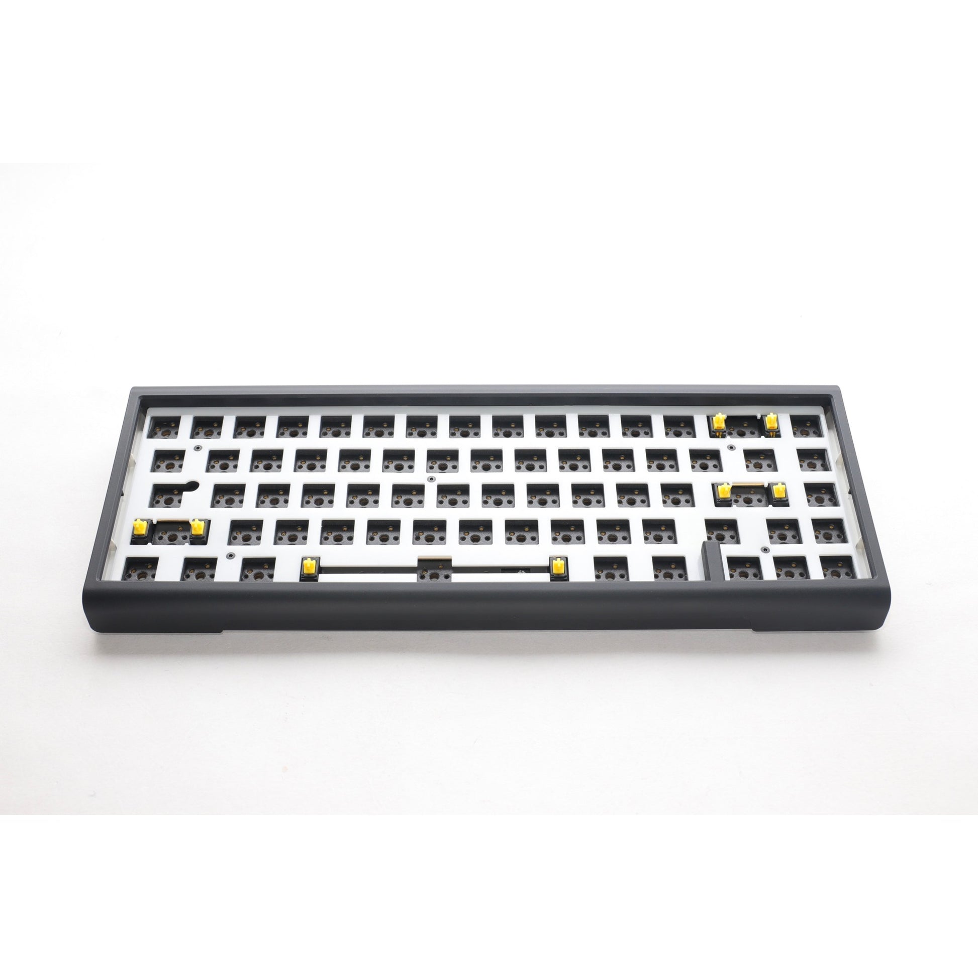 Ducky projectd tinker 65 met qmk via rgb mechanisch toetsenbord (zwart, us lay-out (qwerty), 65%, barebone. rgb leds, hot-swappable, gasket mount)