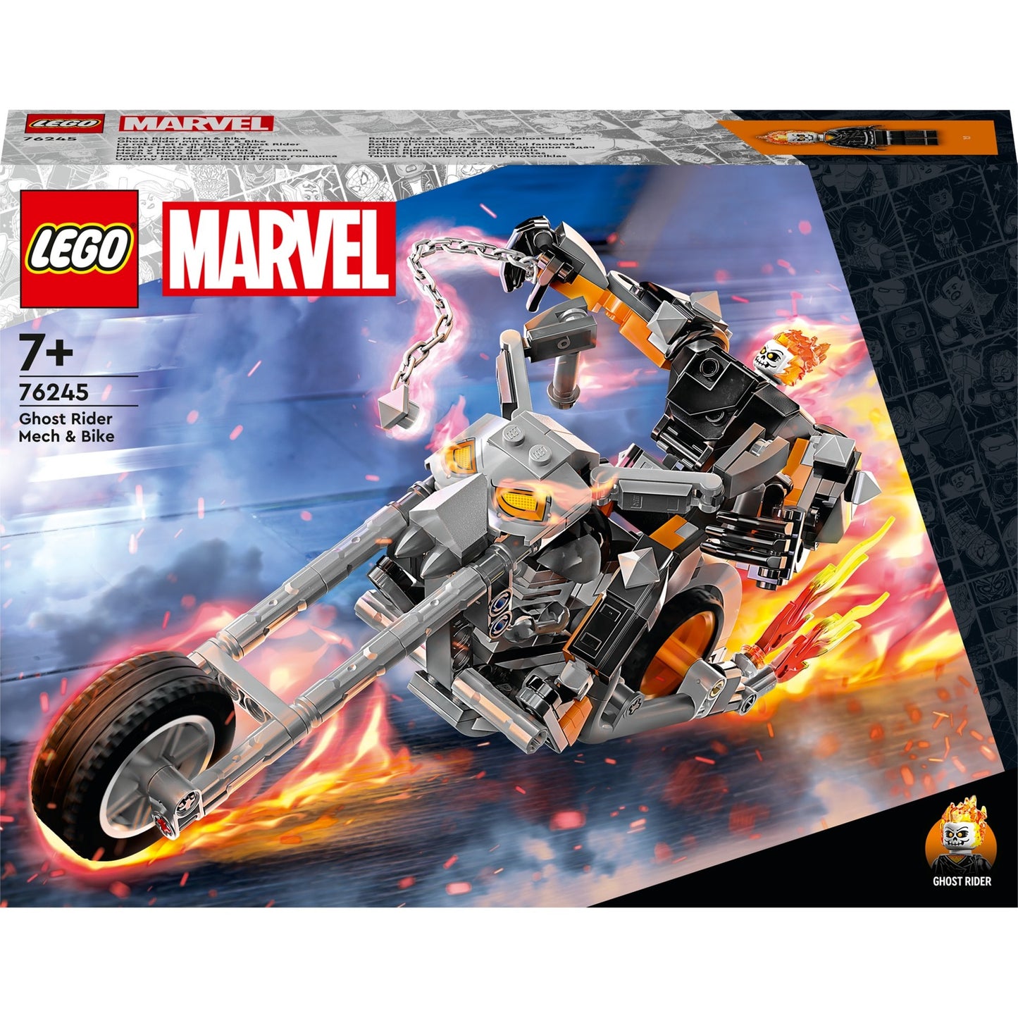 Lego marvel - ghost rider mech motor constructiespeelgoed (76245)