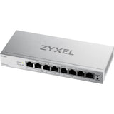 Zyxel 8-port gbe poe web managed switch (grijs) - afbeelding 1