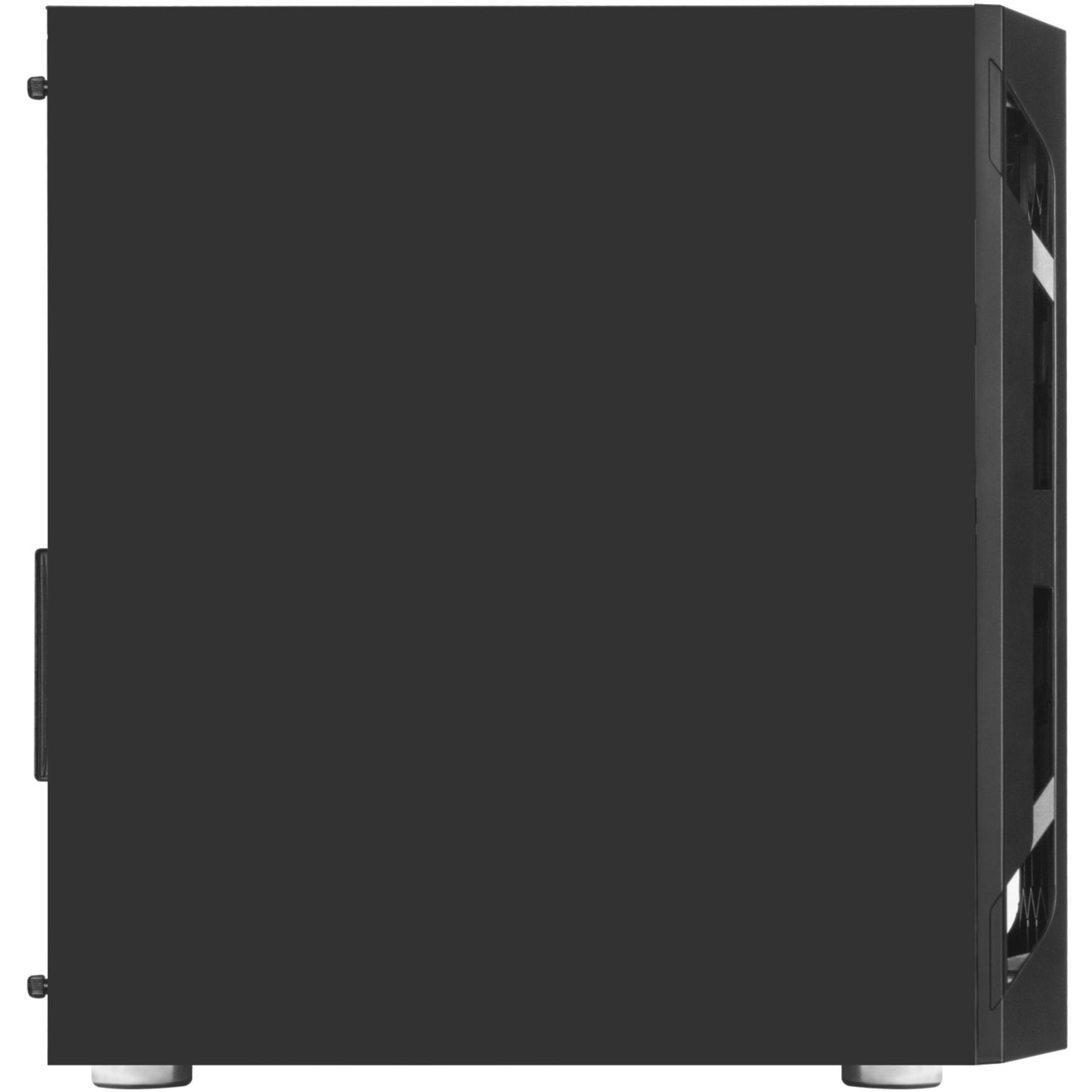 Silverstone sst-fah1mb mini tower behuizing (zwart | 3x usb-a)