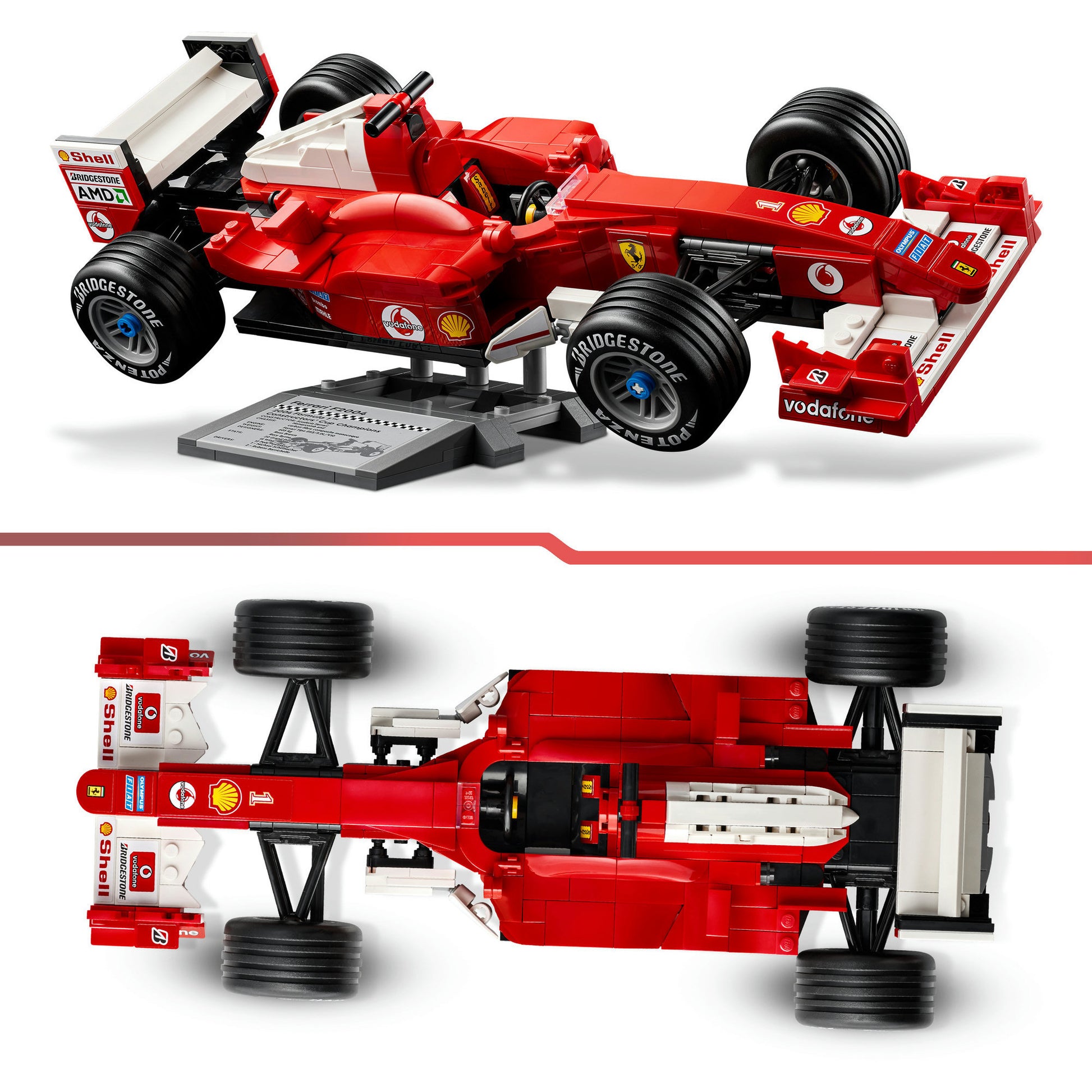 Lego icons ferrari f2004 en michael schumacher - 11375