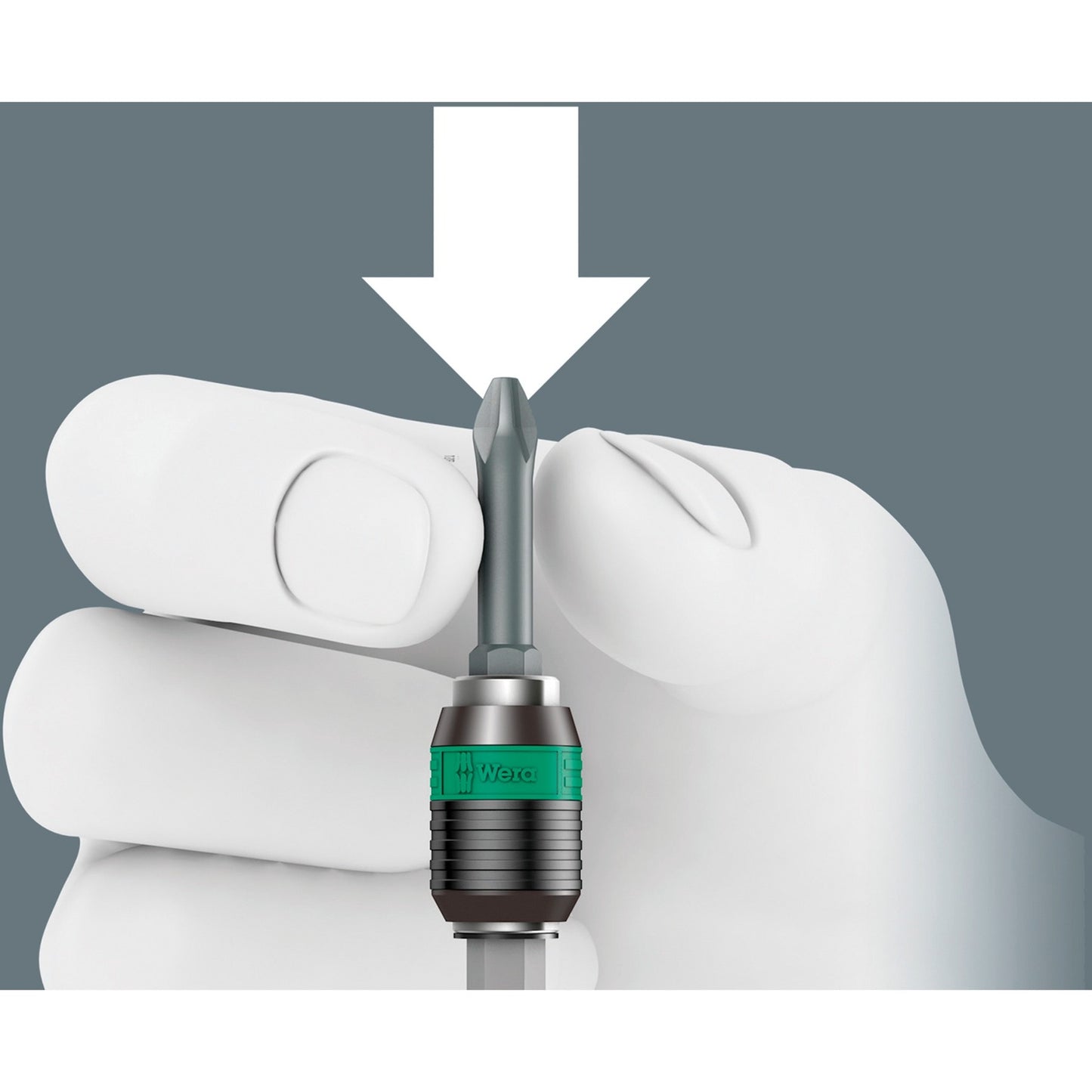Wera kraftform kompakt 838 ra-r m set 1 bitset (zwart groen, 15‑delig)