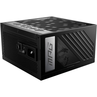 Msi mpg a1000g pcie5 modulaire 1000 watt voeding (zwart, 1x 12v-2x6, 6x pcie)