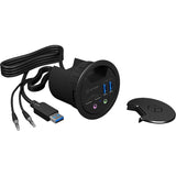 Icy box ib-hub1403b usb-hub - afbeelding 1