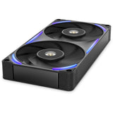 Nzxt f240x rgb case fans (zwart, 2 stuks, 240 x 120 x 30 mm, pwm) - afbeelding 3