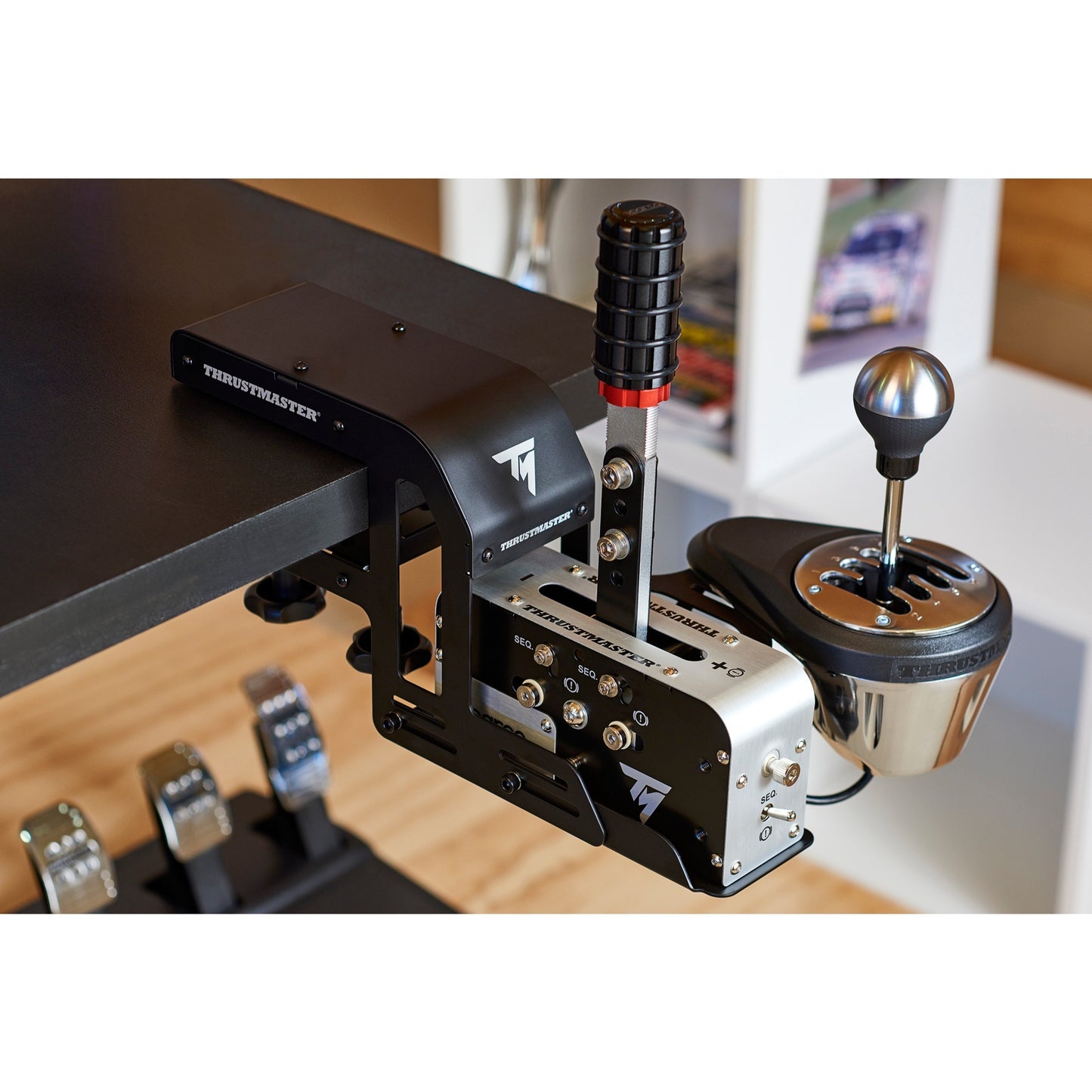 Thrustmaster tm racing clamp houder (zwart, voor tss handbrake th8a shifter)