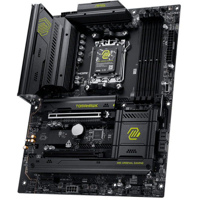 Msi mag b850 tomahawk wifi socket am5 moederbord (raid, 5gb-lan, wi-fi 7, bt, sound, atx)