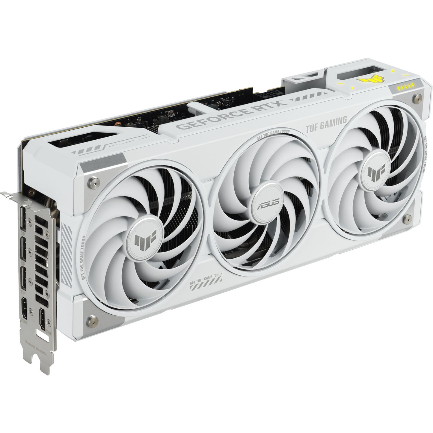 Asus tuf gaming geforce rtx 5070 ti oc white grafische kaart (wit, 3x displayport, 2x hdmi, dlss 4)
