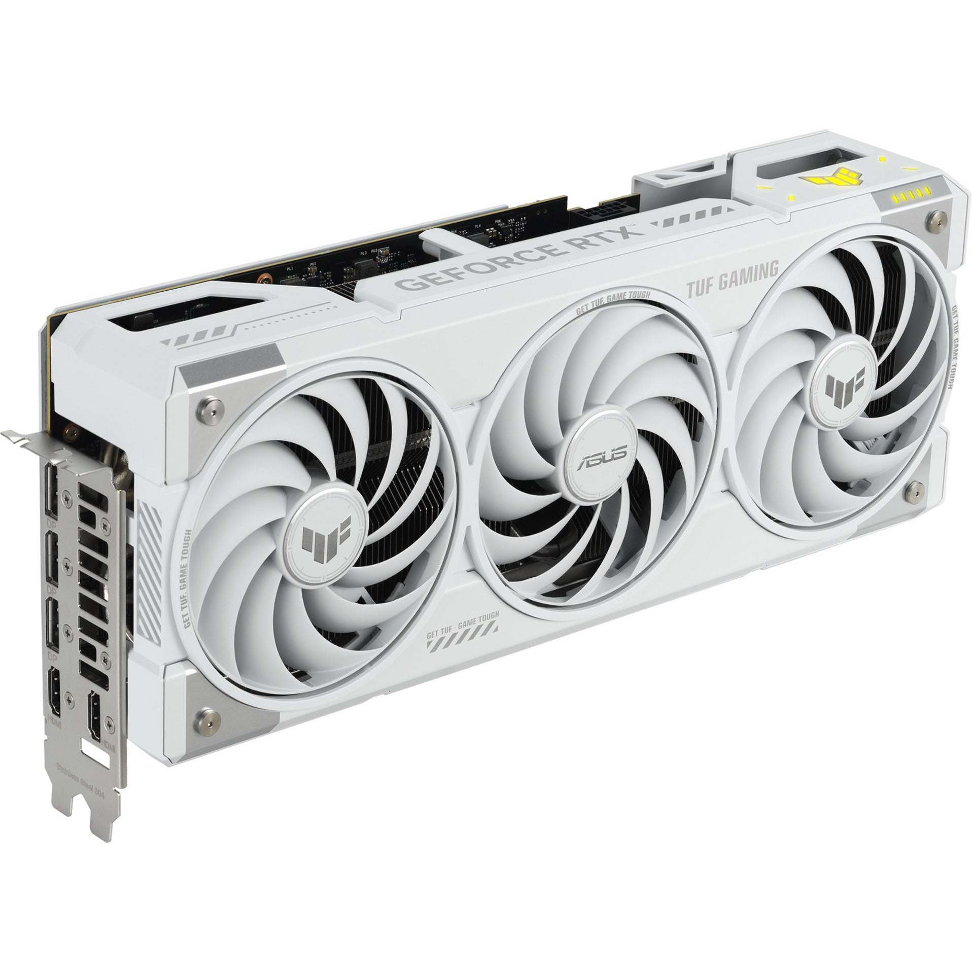 Asus tuf gaming geforce rtx 5070 ti oc white grafische kaart (wit, 3x displayport, 2x hdmi, dlss 4)
