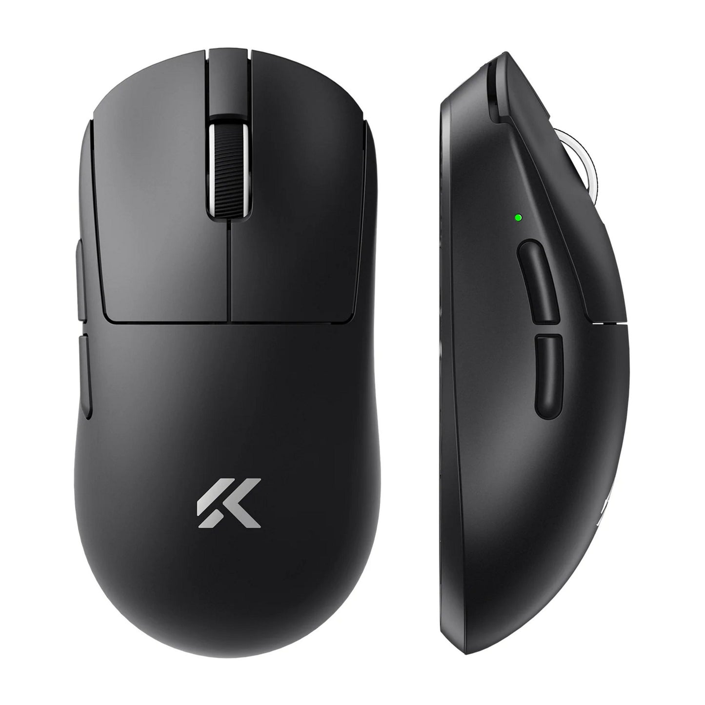 Mchose a7 v2 ultra gaming muis (zwart, 42000 dpi, 2.4 ghz bluetooth usb-c)
