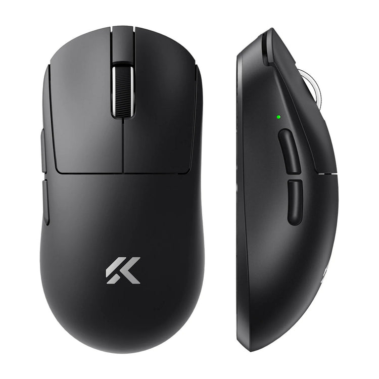 Mchose a7 v2 ultra gaming muis (zwart, 42000 dpi, 2.4 ghz bluetooth usb-c)