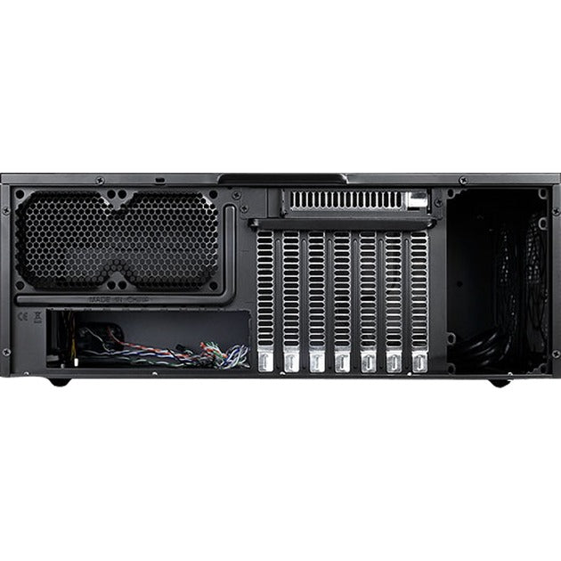 Silverstone sst-gd09b htpc behuizing (zwart | 2x usb-a)