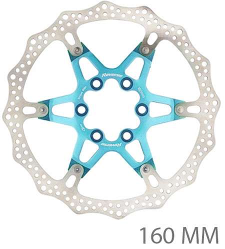Reverse components aluminium steel rotor