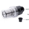 Alphacool es big inline filter 2xg1 (zwart transparant)