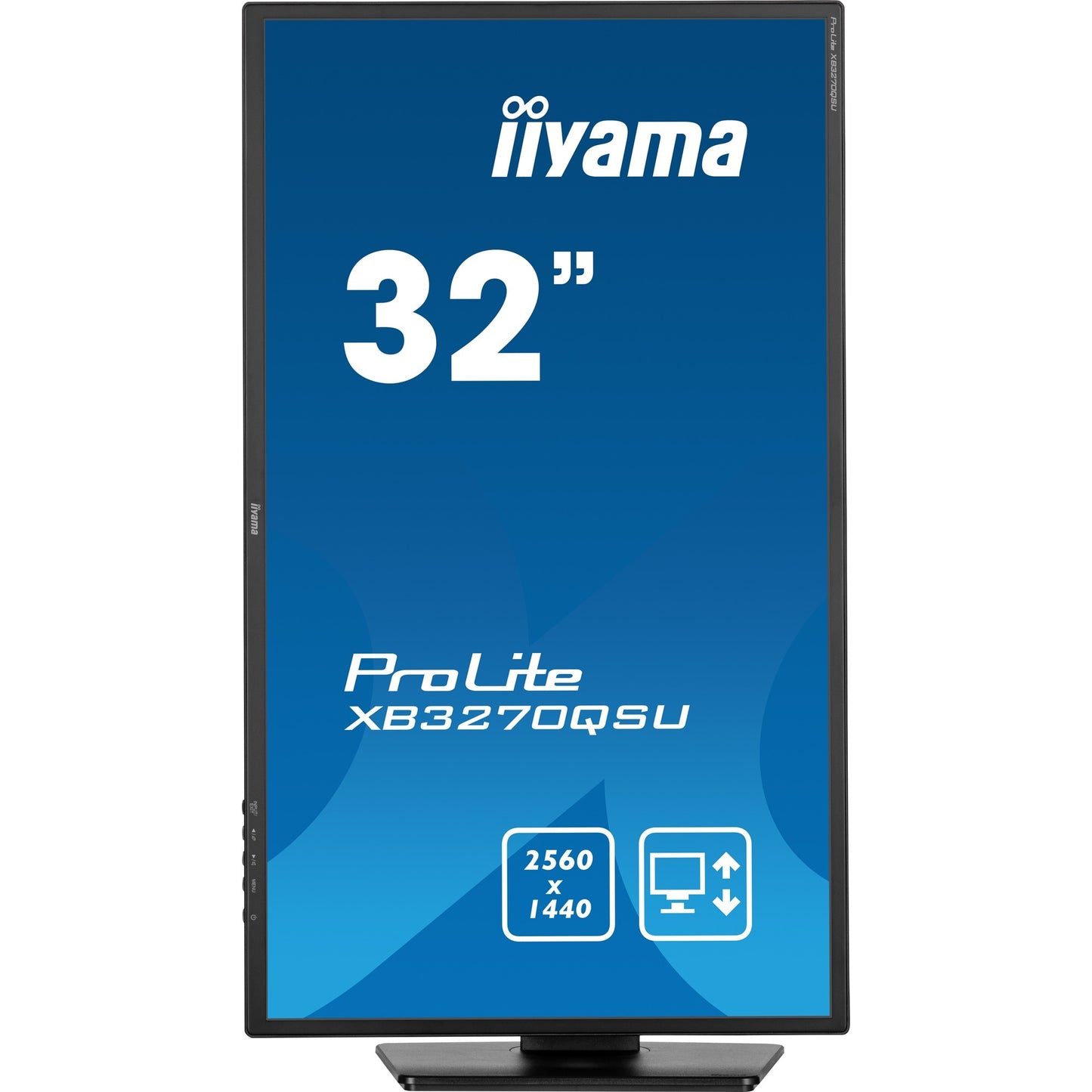 Iiyama prolite xb3270qsu-b1 31.5 monitor (zwart, hdmi, displayport, 3x usb-a, usb-b)