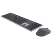 Dell premier multi-device draadloos toetsenbord en draadloze muis - km7321w desktopset (grijs, us lay-out (qwerty), 100%, bluetooth 5.0, dpi:1000 - 4000)