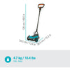 Gardena handymower 22 18v p4a set grasmaaier (grijs turquoise, 14620-20, accu inbegrepen)