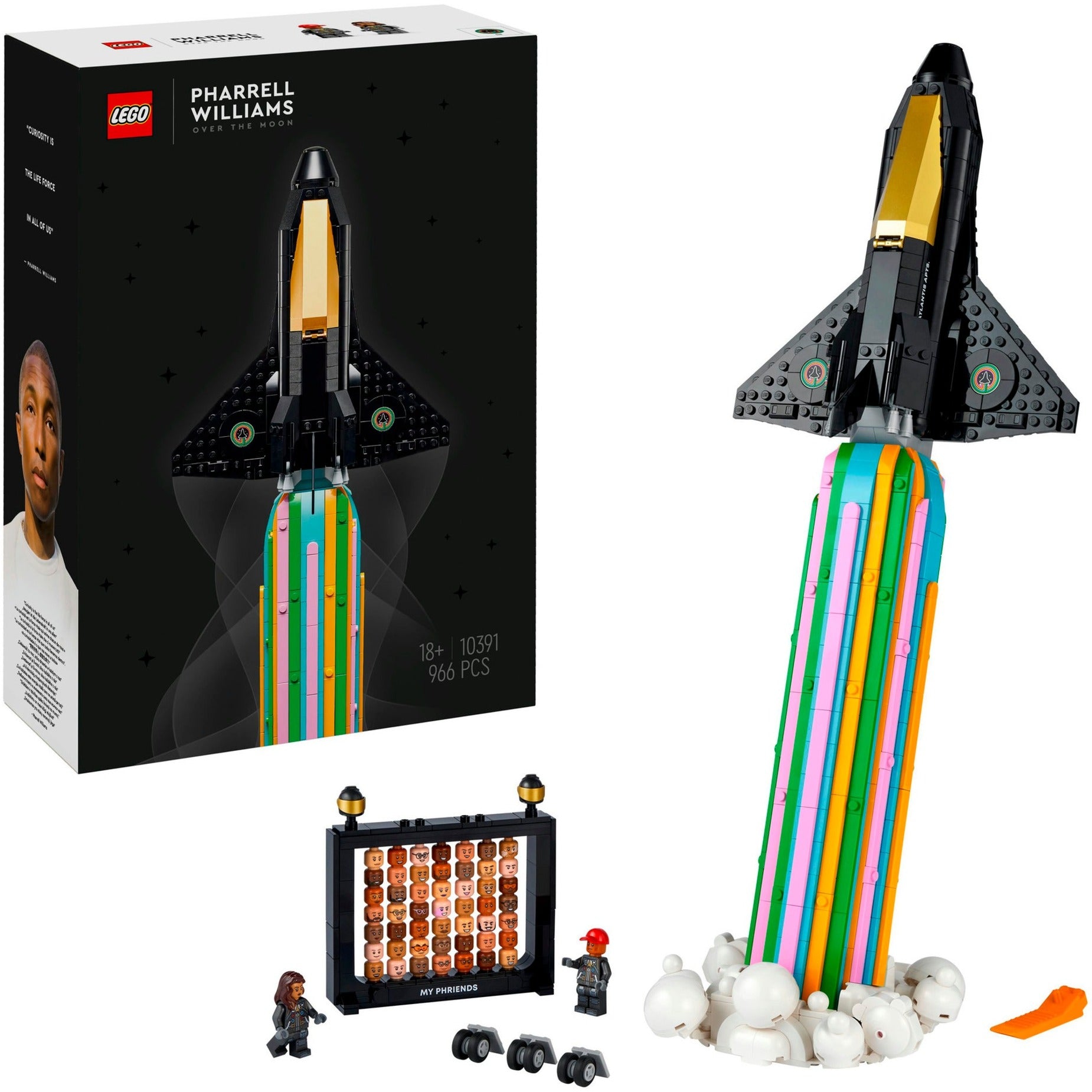Lego icons - naar de maan met pharrell williams constructiespeelgoed (10391)