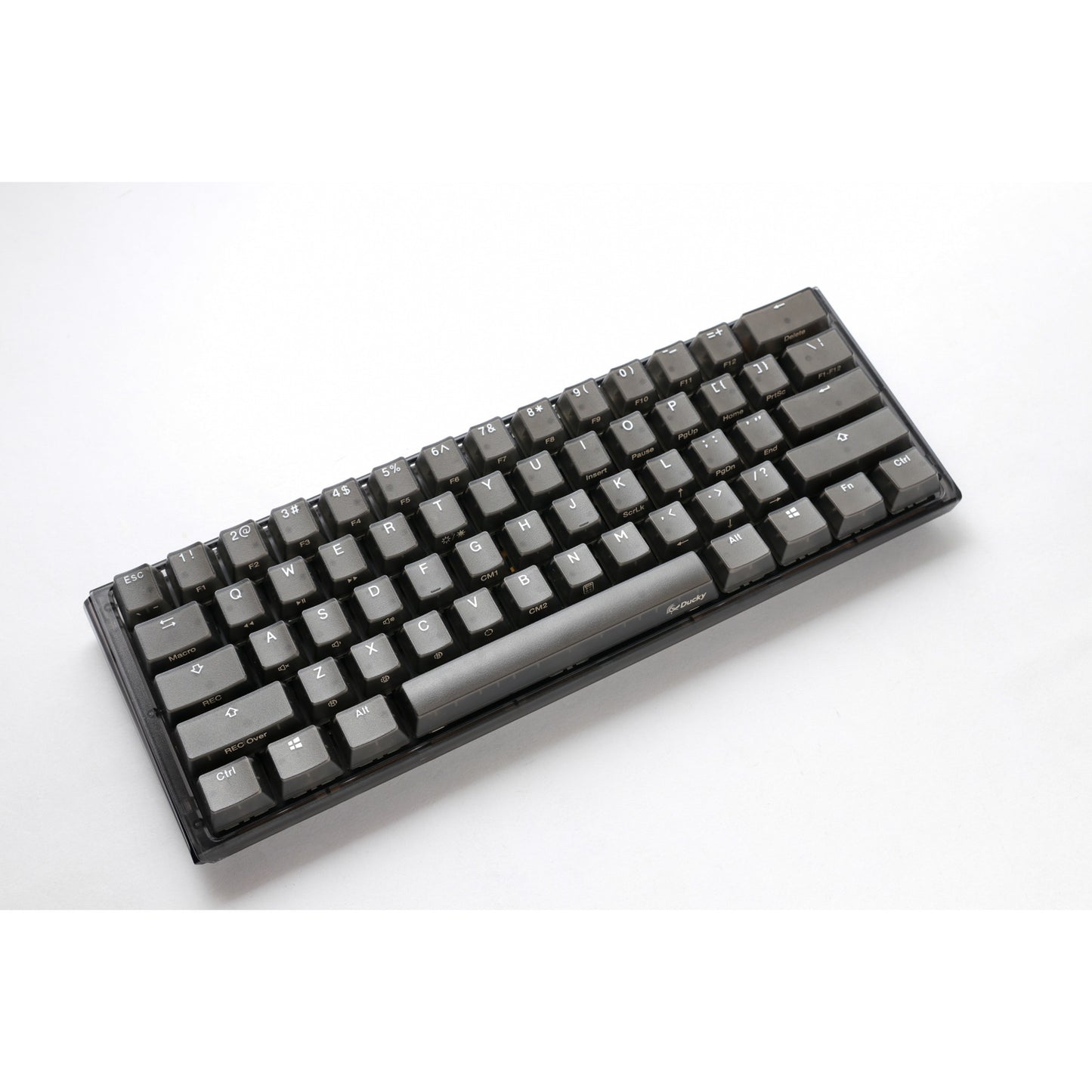 Ducky one 3 mini aura rgb mechanisch toetsenbord (zwart, us lay-out (qwerty), cherry mx brown, 60%, abs double shot, hot swap)