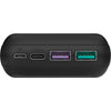 Goobay quick charge powerbank 20.000 mah - 74 wh (zwart, usb-c pd, qc 3.0)