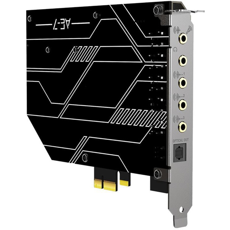 Creative sound blaster ae-7 geluidskaart (zwart)