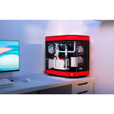 Hyte y60 midi tower behuizing (rood zwart | 3x usb-a | tempered glass) - afbeelding 10