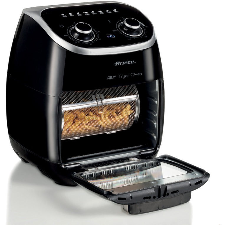 Ariete airy fryer oven 4619 00 heteluchtfriteuse (zwart, 11 liter)