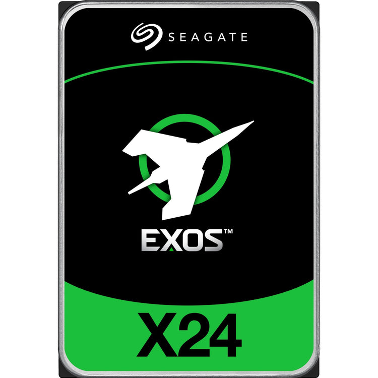 Seagate exos x24 24 tb harde schijf (st24000nm002h, sata 600, 24 7)