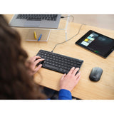 Trust lyra compact draadloos toetsenbord (zwart, us lay-out (qwerty), scissor switches, 65%, 2,4 ghz usb, bluetooth) - afbeelding 9