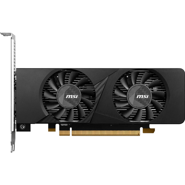 Msi geforce rtx 3050 lp e 6g oc grafische kaart (2x hdmi, 1x displayport, dlss)