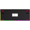 Lorgar kbp70tklw rgb mechanisch gaming toetsenbord (zwart, us lay-out (qwerty), logar toxic purple, 80% (tkl), rgb, hot-swappable, pbt double-shot, bluetooth | 2.4ghz | usb)