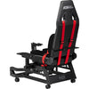 Next level racing flight seat pro racing simulator (zwart rood)