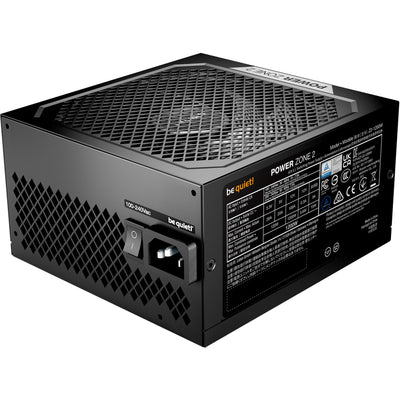 Be quiet! power zone 2 modulaire 1200 watt voeding (zwart, 1x 12v-2x6, 3x pcie)
