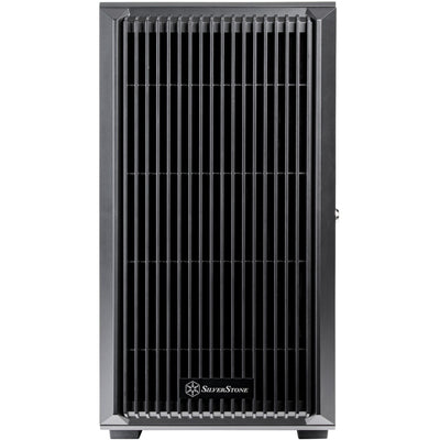 Silverstone cs382 mini tower behuizing (zwart | 2x usb-a | 1x usb-c)